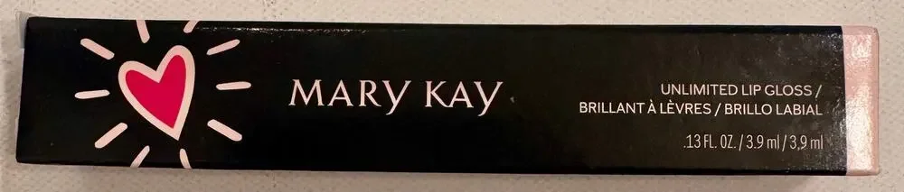 NIB Mary Kay Unlimited Lip Gloss Confident Pink 169299 .13floz